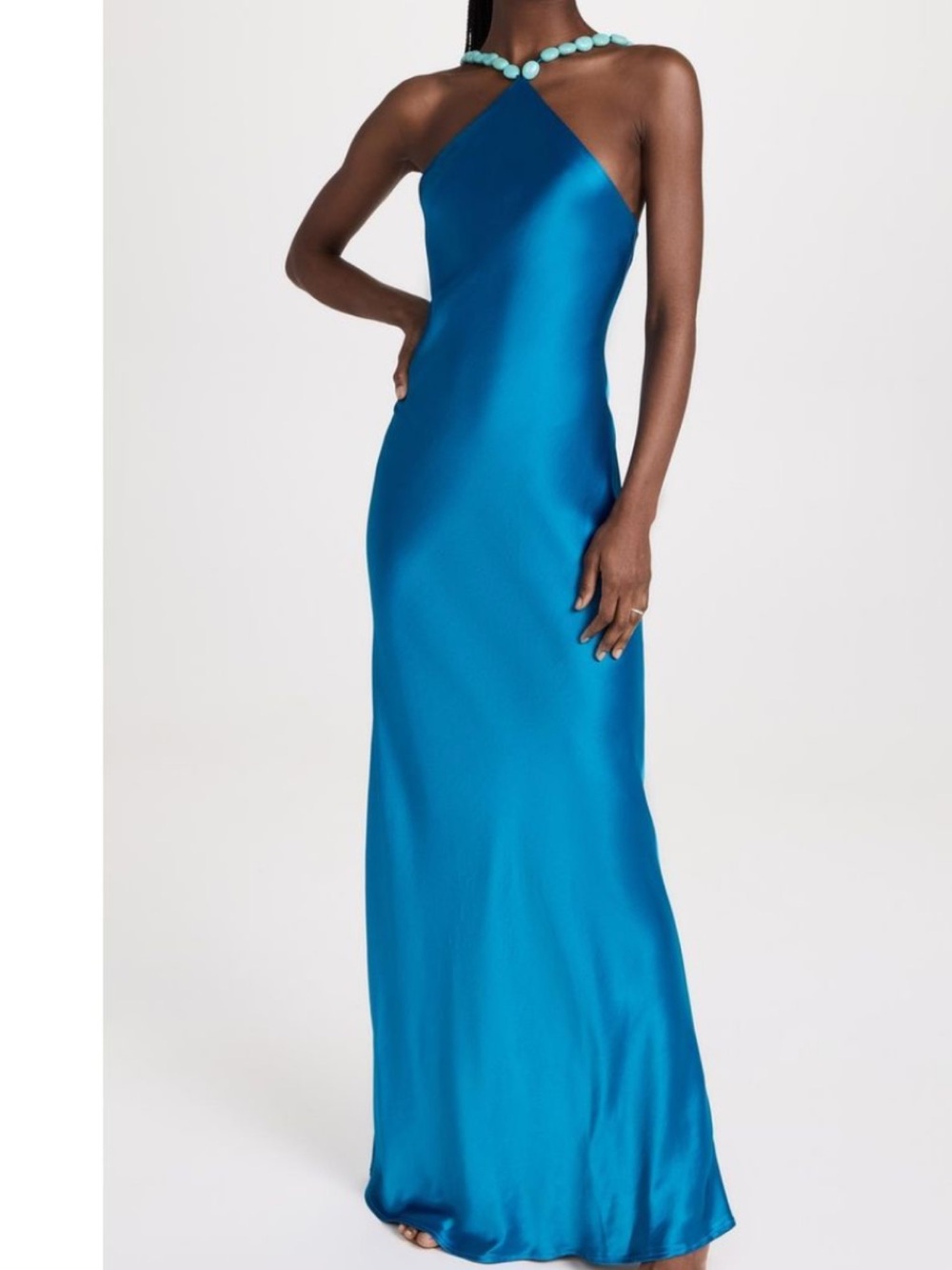 Staud Cadence Dress in Blue